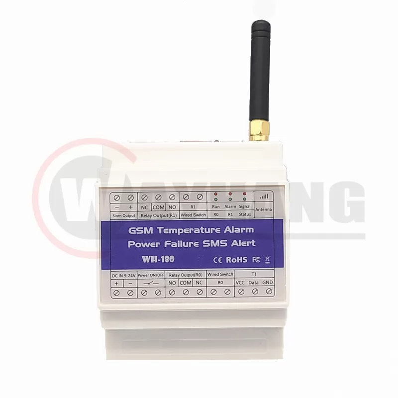 WH-180 GSM 3G Temperature Power Status Monitoring Relay SMS Alarm
