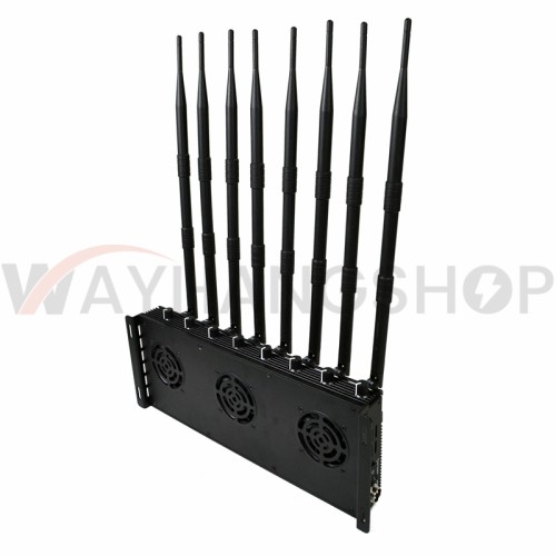 The Latest Mobile phone Signal Jammer 8 Antennas Adjustable 3G 4G Phone signal Blocker with 2.4G GPS