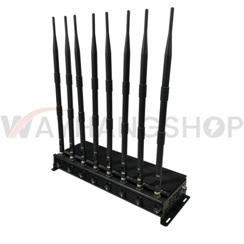 The Latest Mobile phone Signal Jammer 8 Antennas Adjustable 3G 4G Phone signal Blocker with 2.4G GPS