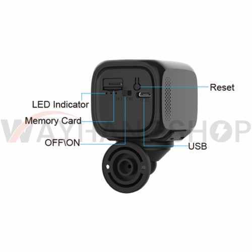 1080P Low Power Portable Battery Powered Mini 4G WIFI Camera