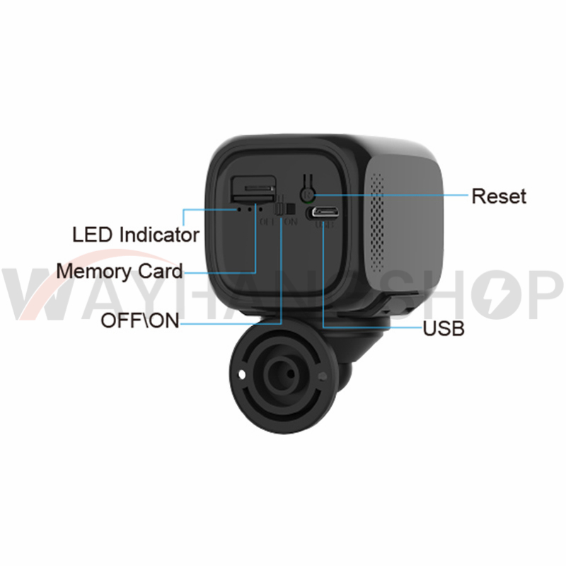 1080P Low Power Portable Battery Powered Mini 4G WIFI Camera 