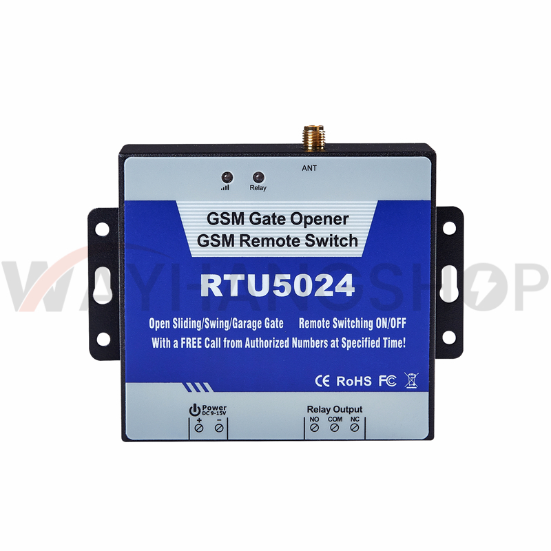 RTU5024 GSM Gate Opener Relay Switch Remote Access Control Wireless Door Opener 