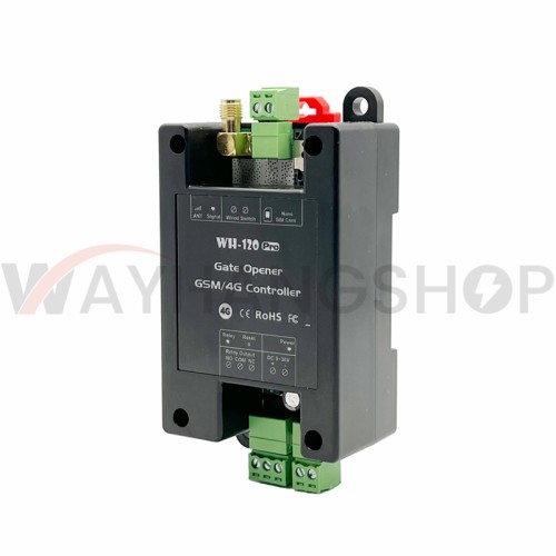 4G GSM Remote Controller WH-120 PRO Single Relay Switch For Sliding Swing Garage Gate Opener