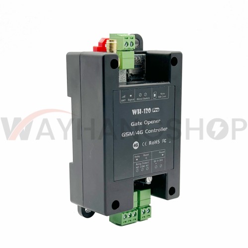 4G GSM Remote Controller WH-120 PRO Single Relay Switch For Sliding Swing Garage Gate Opener