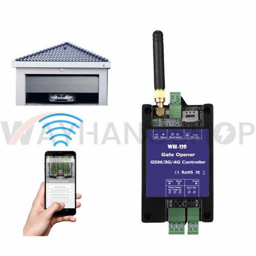 GSM Gate Opener Relay Switch Remote Access Controller Automatic sliding door motor control by free phone call