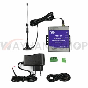 WH-130 GSM 3G 4G Cellular RTU SMS Relay Switch Industrial IoT Remote Monitoring System in-built watchdog SMS Alarm 