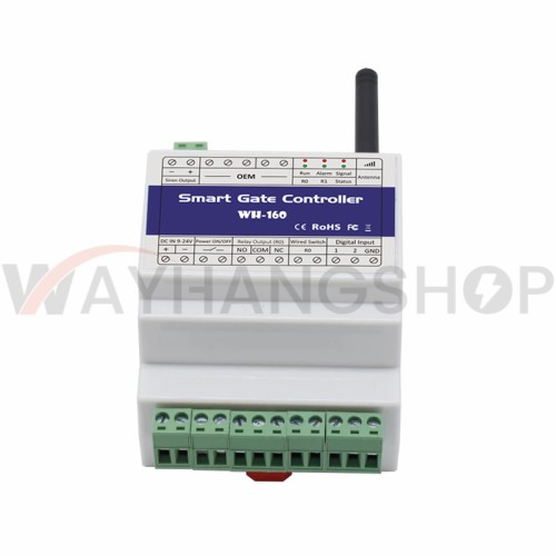 WH-160 200 user GSM Gate Opener Remote Control Single Relay Switch For Sliding Swing Garage Barrier Opener