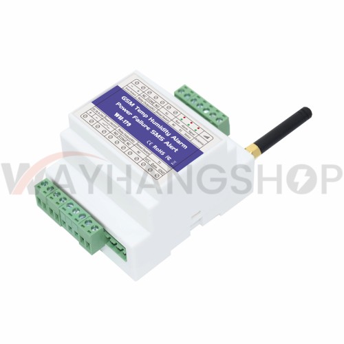 WH-170 GSM SMS Remote Control temperature and humidity Status Monitor Alarm With 2 Relay Output