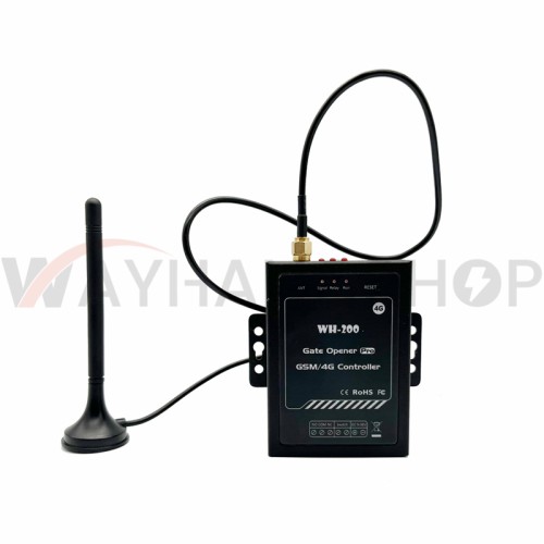 WH-200 4G GSM SMS Remote Controller Switch Relay for Swing Sliding Gate Opener