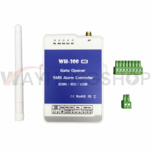 WH-300 4G GSM Alarm Controller System 2 Channels Home Security SMS Message Call WH Control APP support 