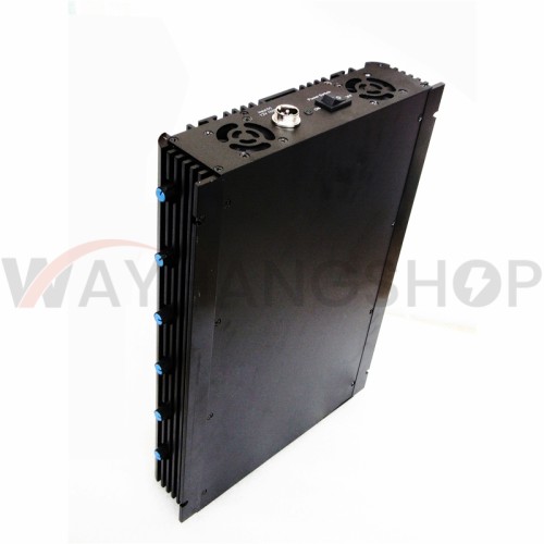 New powerful 12 antennas jammer block 2G 3G 4G 5G GPS WIFI Lojack 98W output power cover range up to 80m