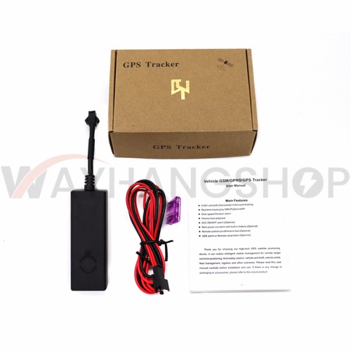 Vehicle 2pin MINI GPS Tracker GPS+LBS+AGPS 9-90V car gps tracker