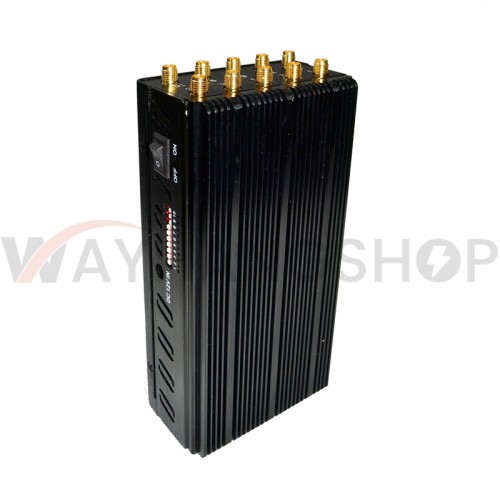 Newest 10 Antennas Portable Cell Phone Jammer Lojack GPS WIFI Blocker