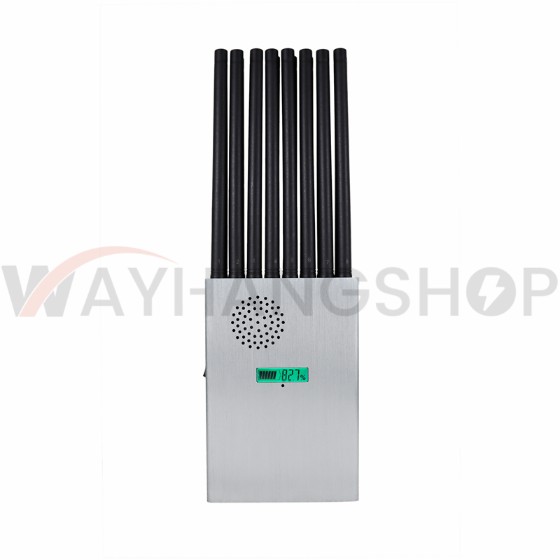 The Latest Handheld 18 Bands 5G Cellphone Signal Jammer With Nylon Cover