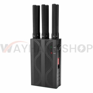 6-CH Bluetooth WiFi 3G 4G Portable Cell Phone jammer 