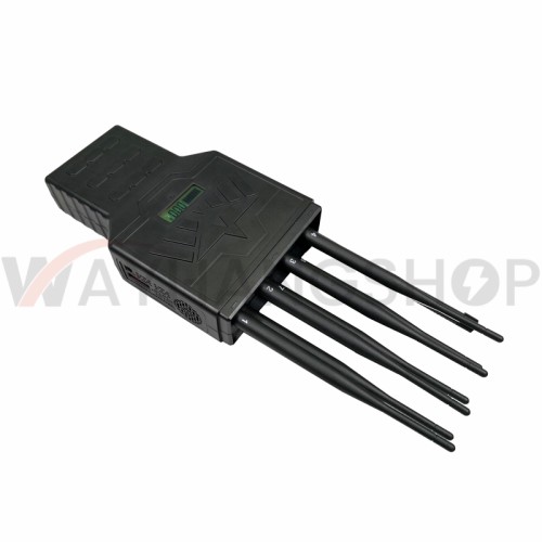 Unique High Power Handheld 8 Bands Cell Phone Signal Jammer 16Watt Jamming up to 30m