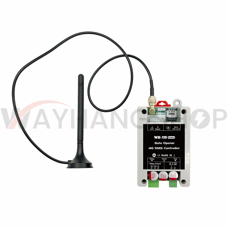 WH-120 Premium 4G GSM Gate Opener SMS Controller with APP Control 